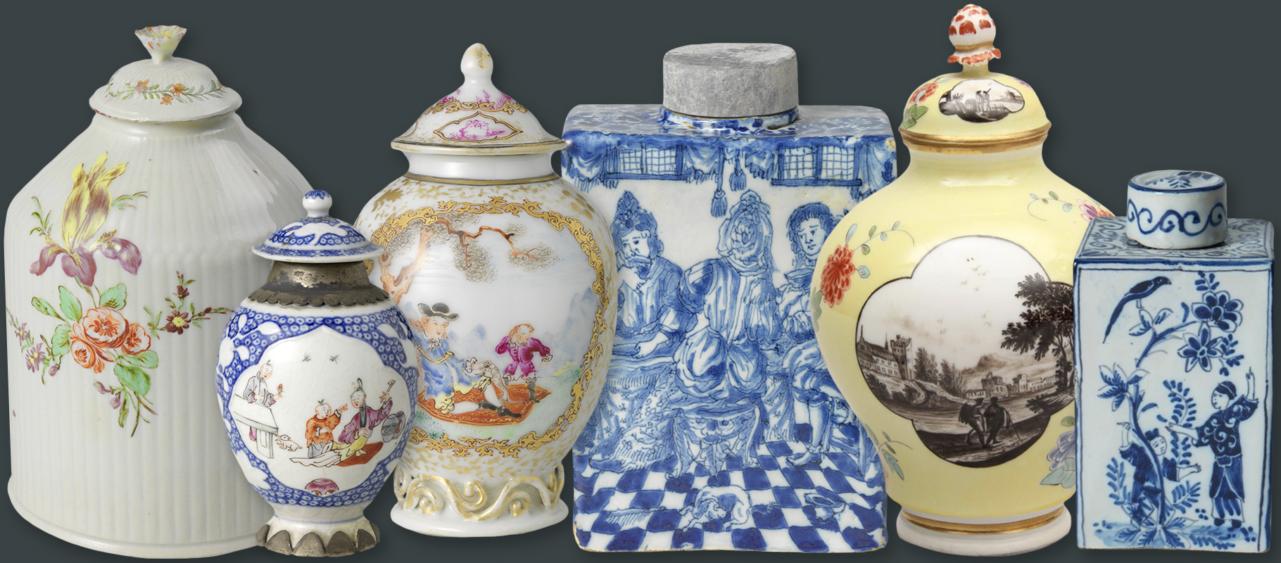 18th century tea caddies