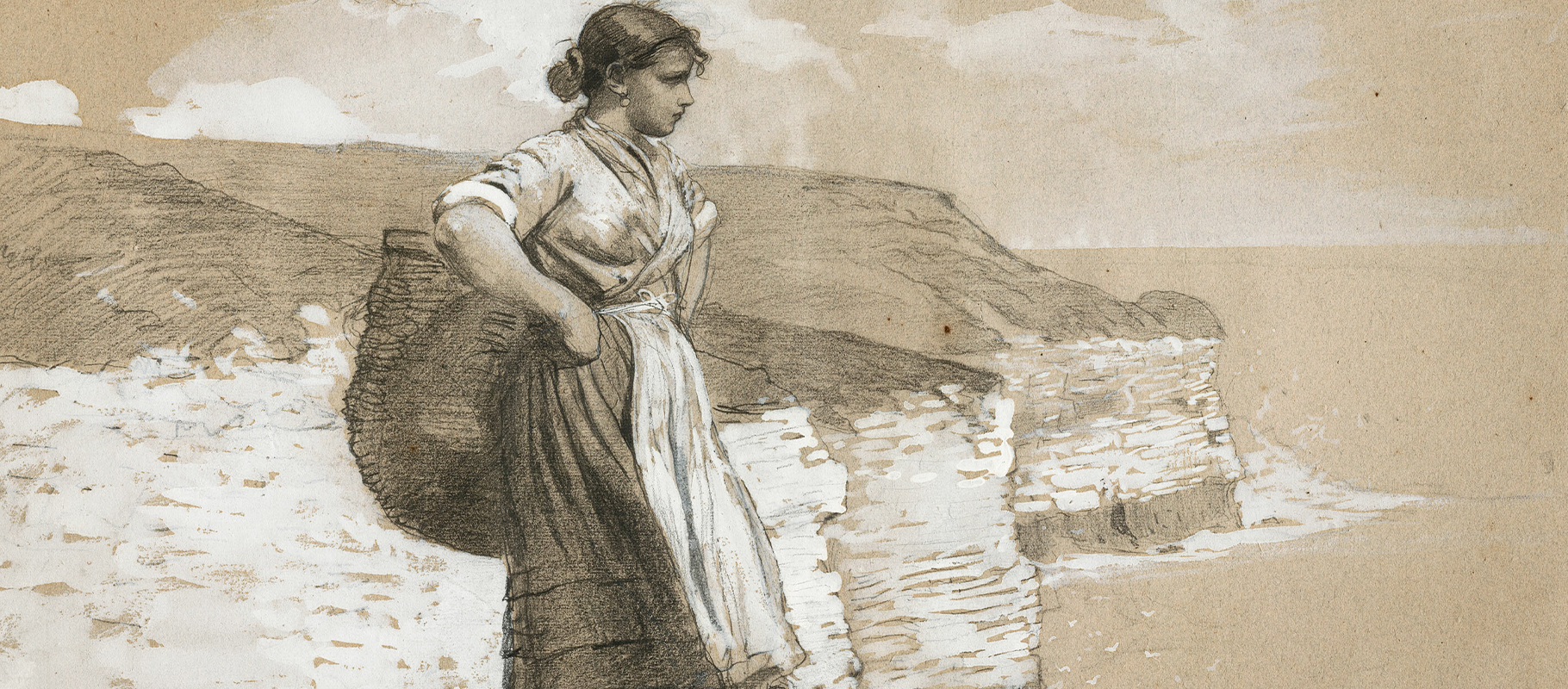 19th century white gouache