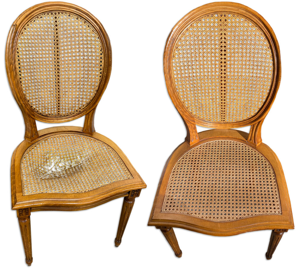 Cane chair restoration