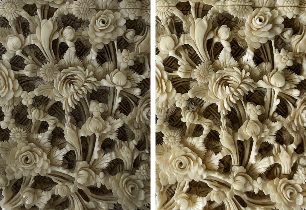 Antique ivory cleaning