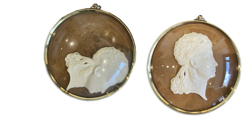 Wax portrait restoration