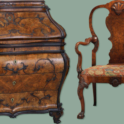 Walnut furniture article