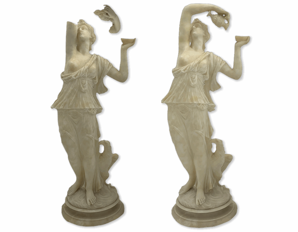Alabaster sculpture restoration
