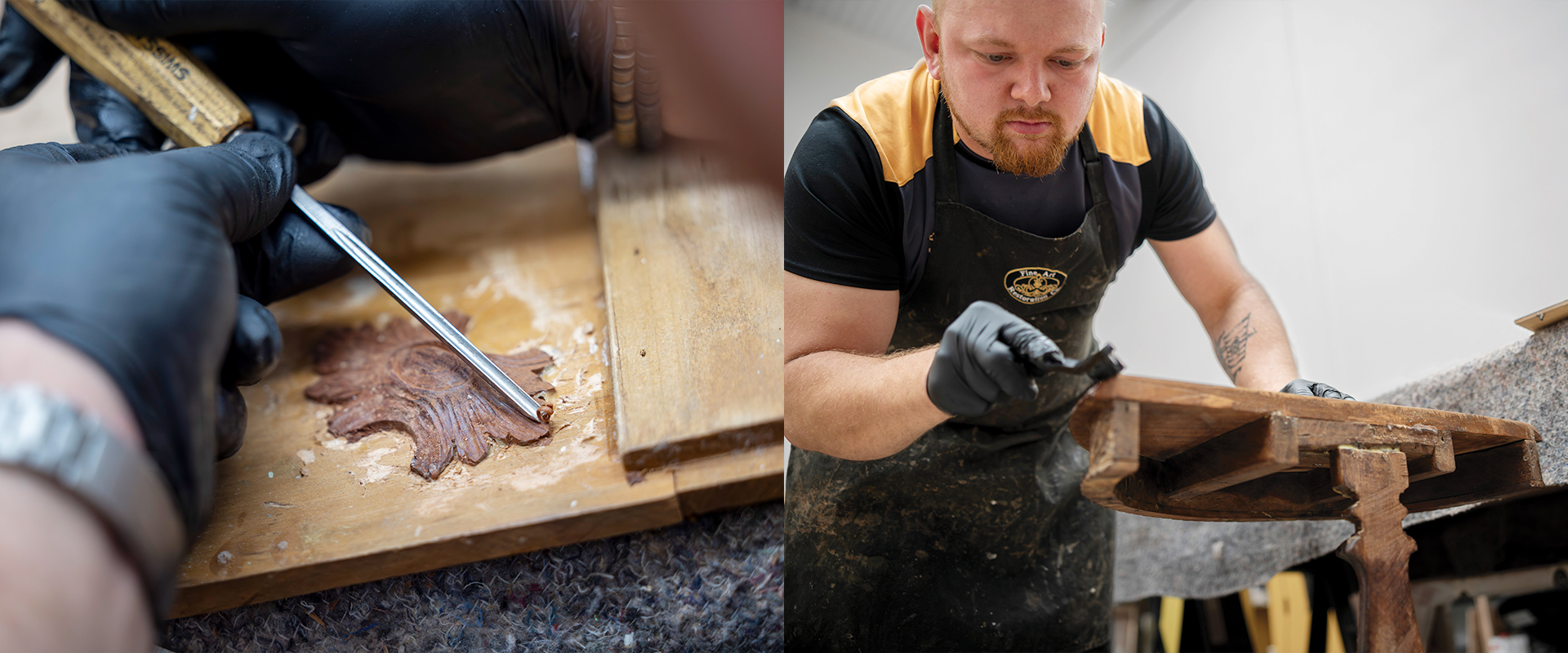 Antique furniture restoration