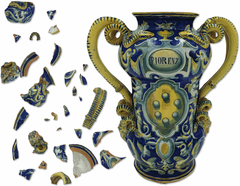 Maiolica restoration