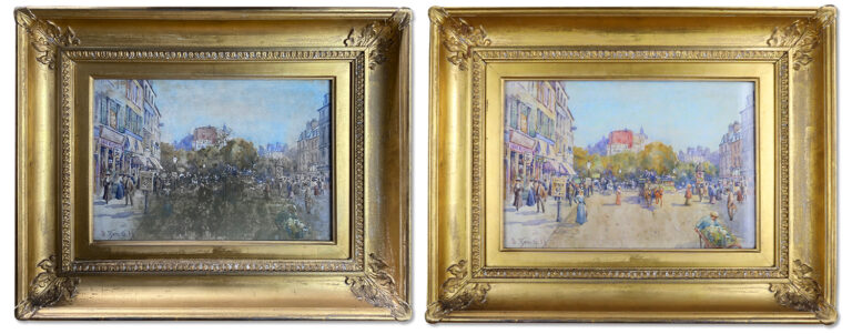 Mould Damaged Watercolour and Frame