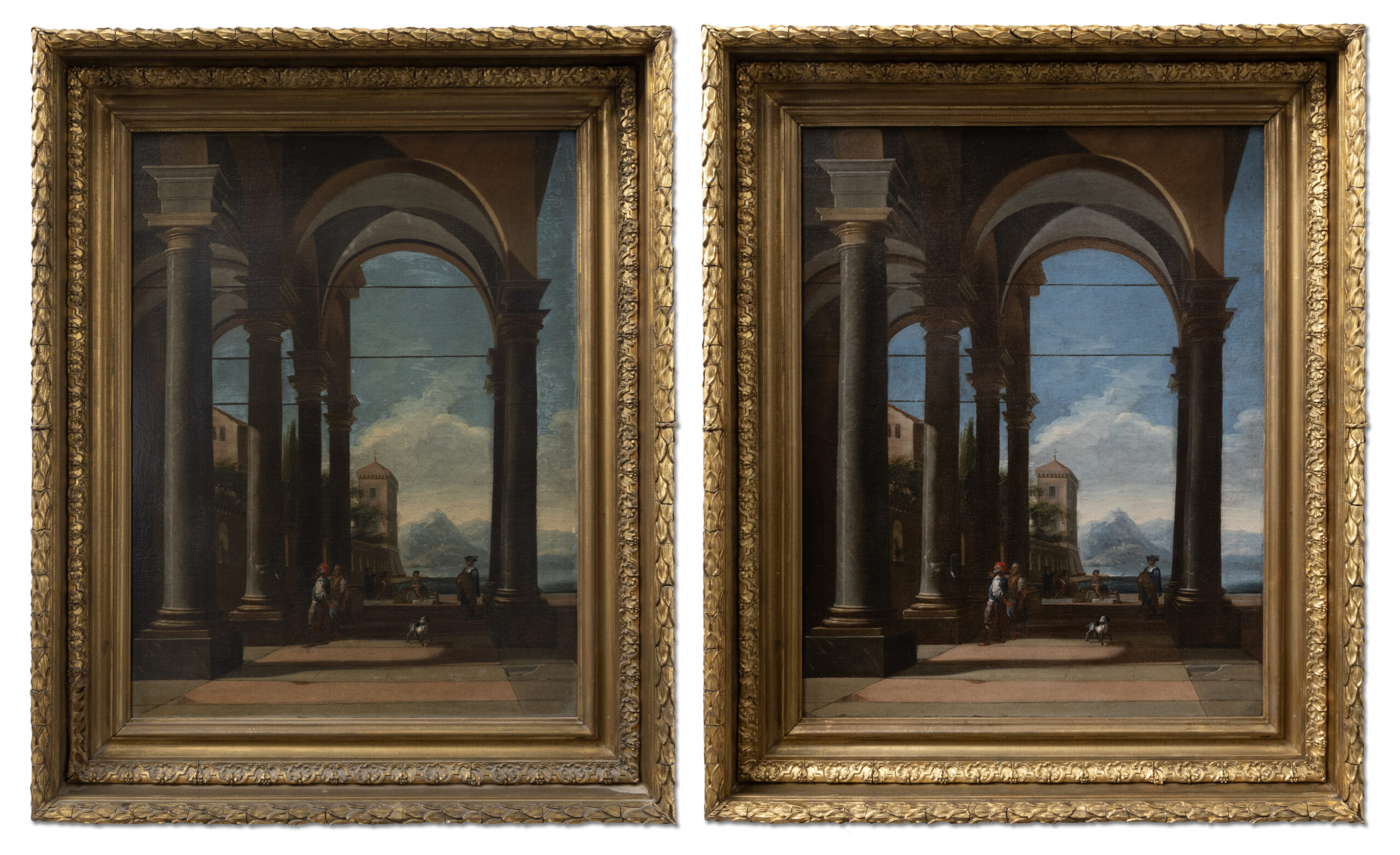 Italian Loggia Painting Cleaned