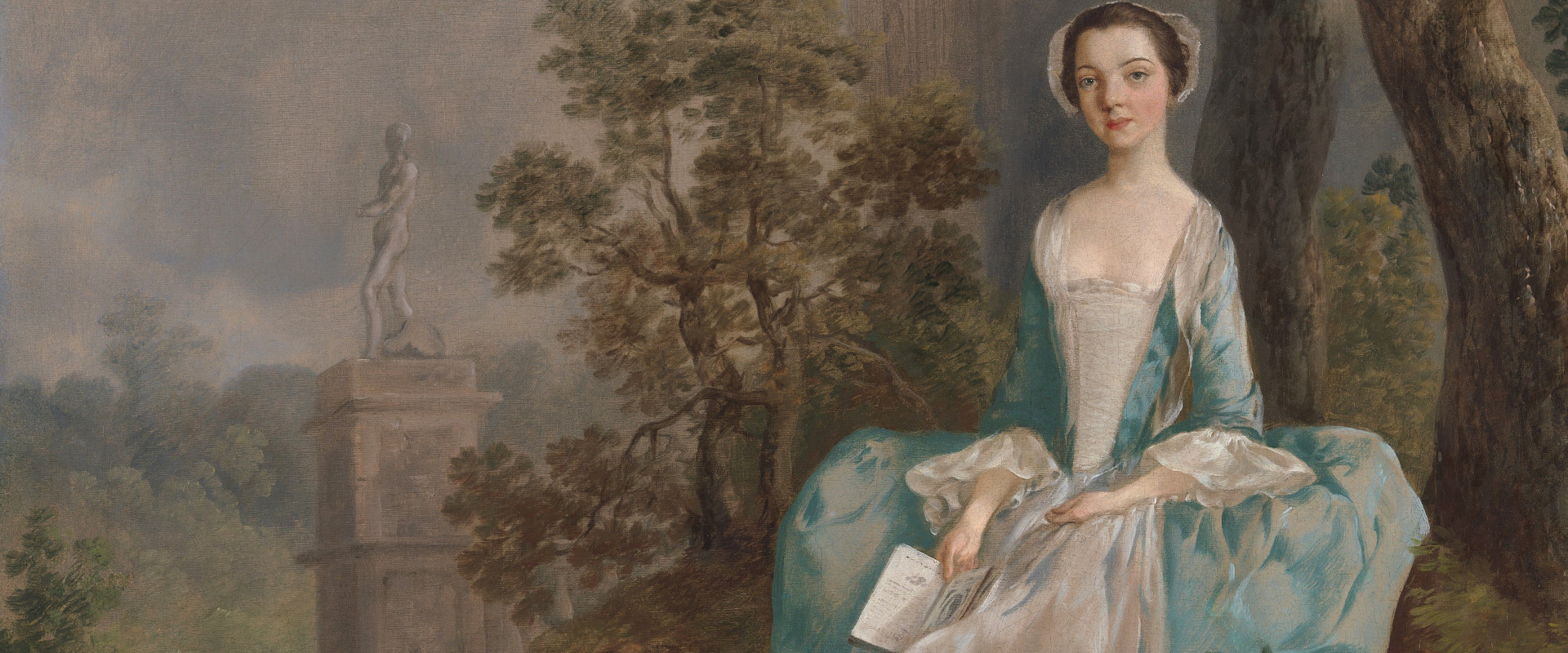 Gainsborough Portrait in a Landscape