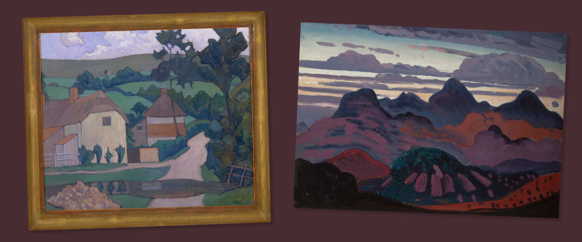 20th Century British Landscape Paintings