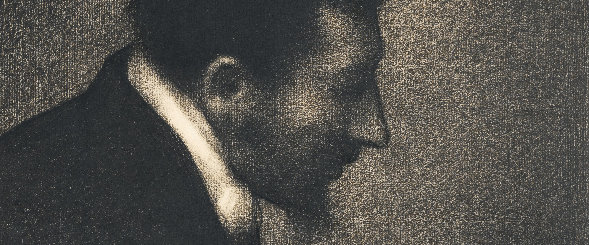 Conte crayon drawing
