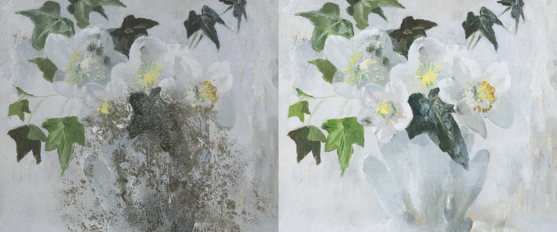 Mouldy Painting Restoration