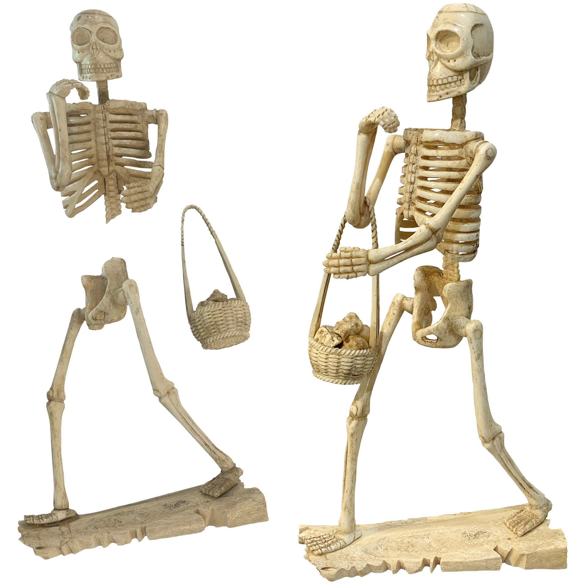Antique skeleton figurine