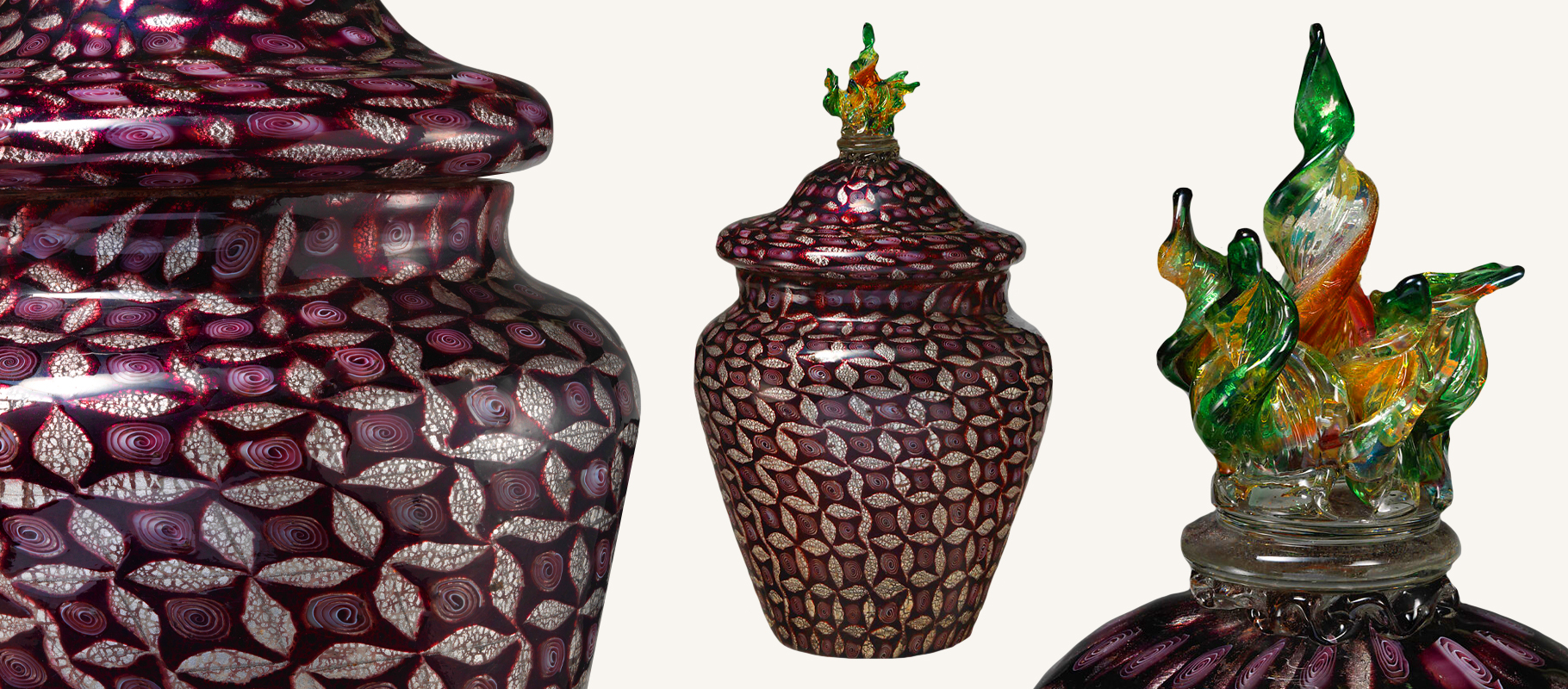 Murano Glass Urn