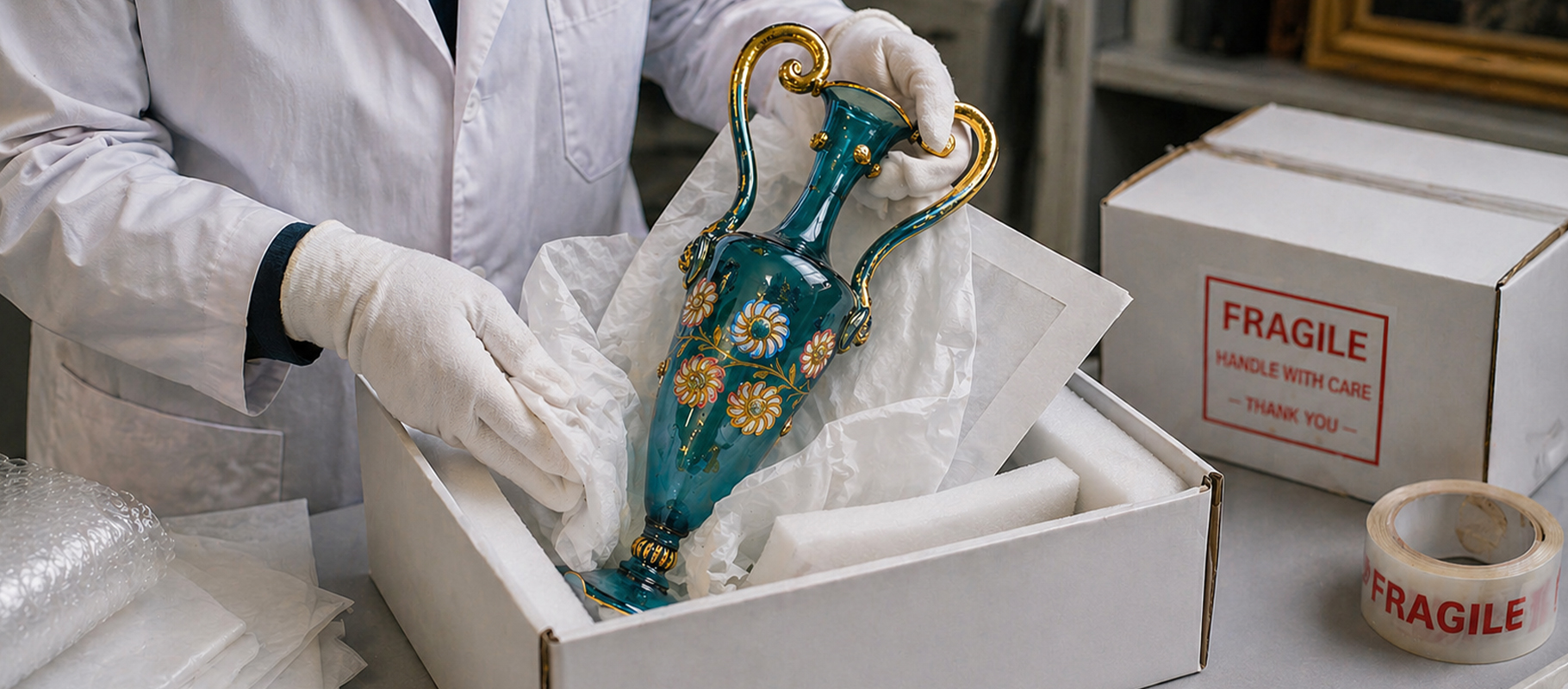 Transporting Murano Glass