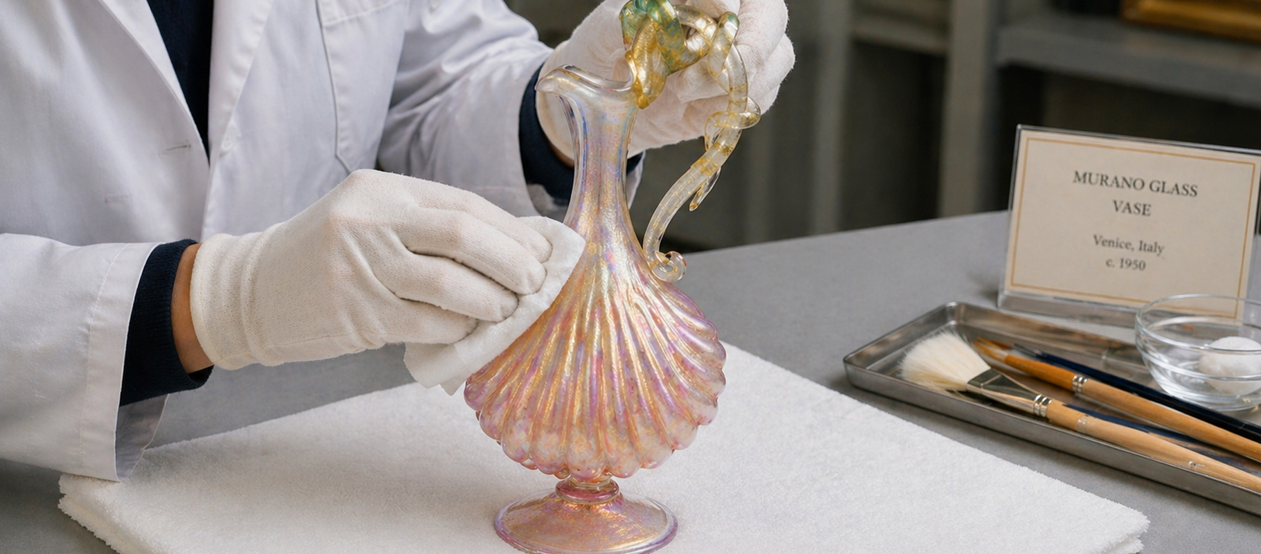 Pink vase clean