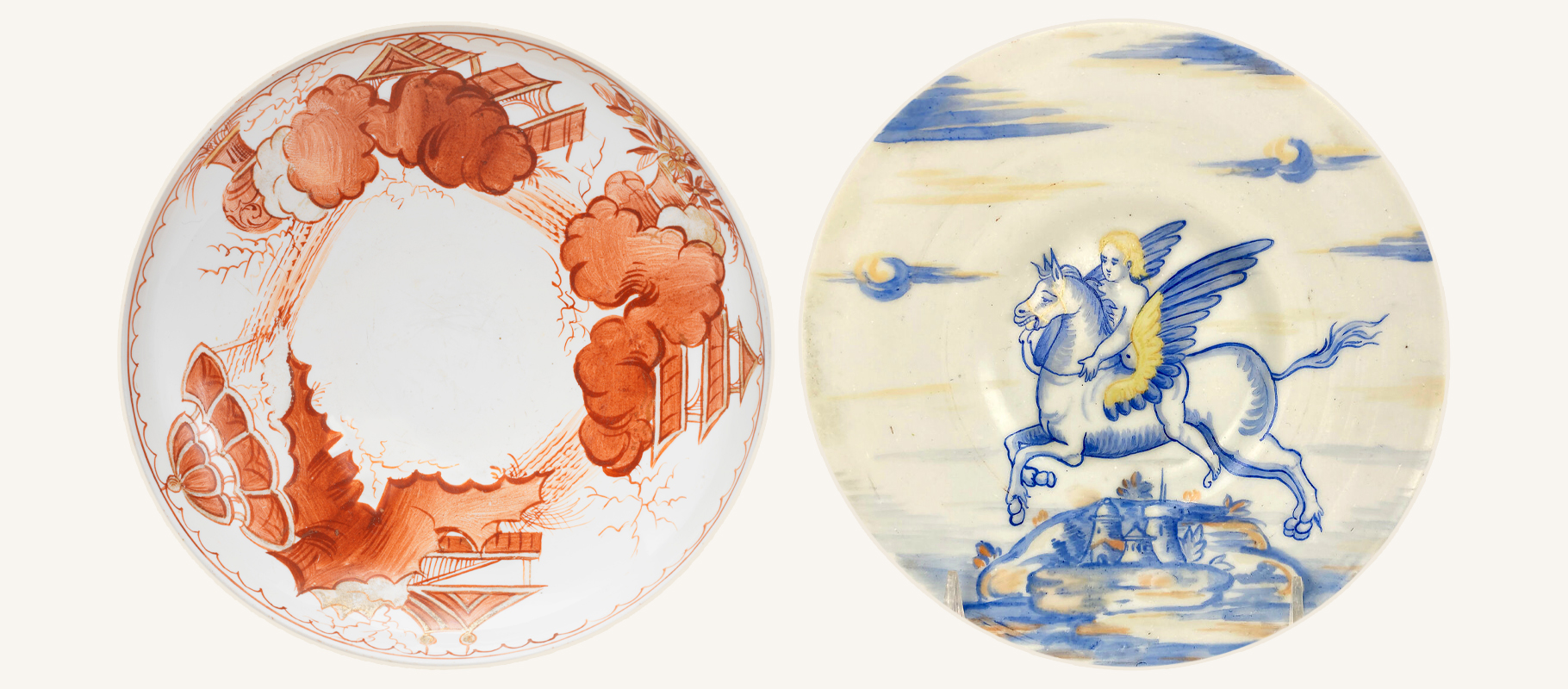 Murano glass plates