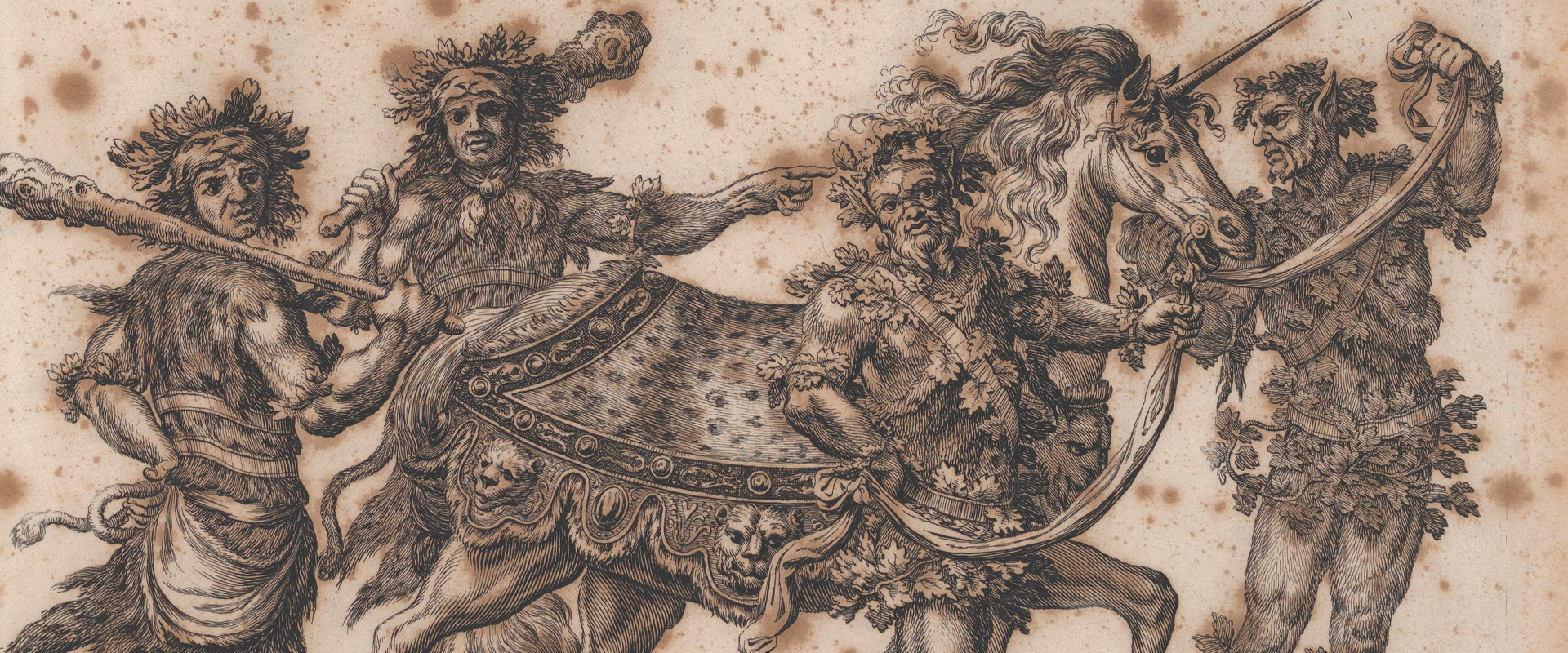 Foxing on an Etching Print