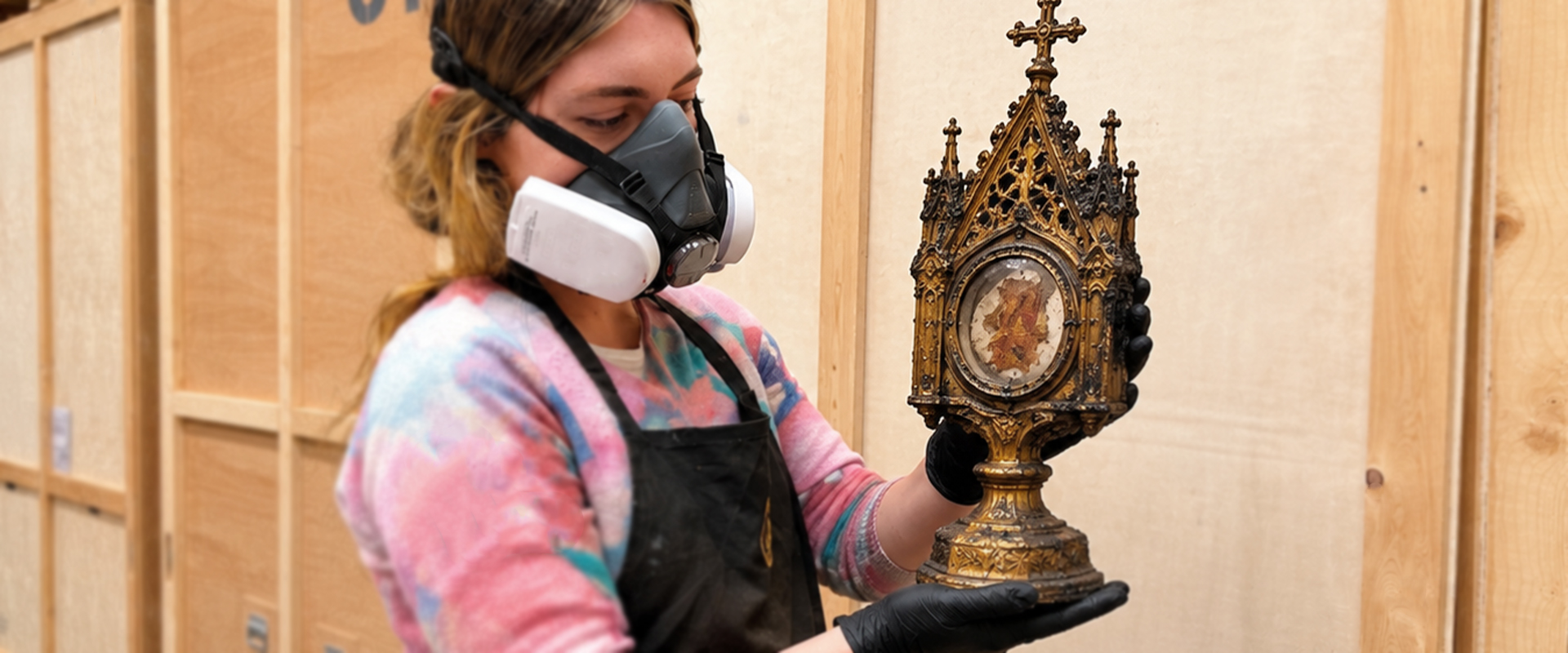 Fire Damaged Church Relic