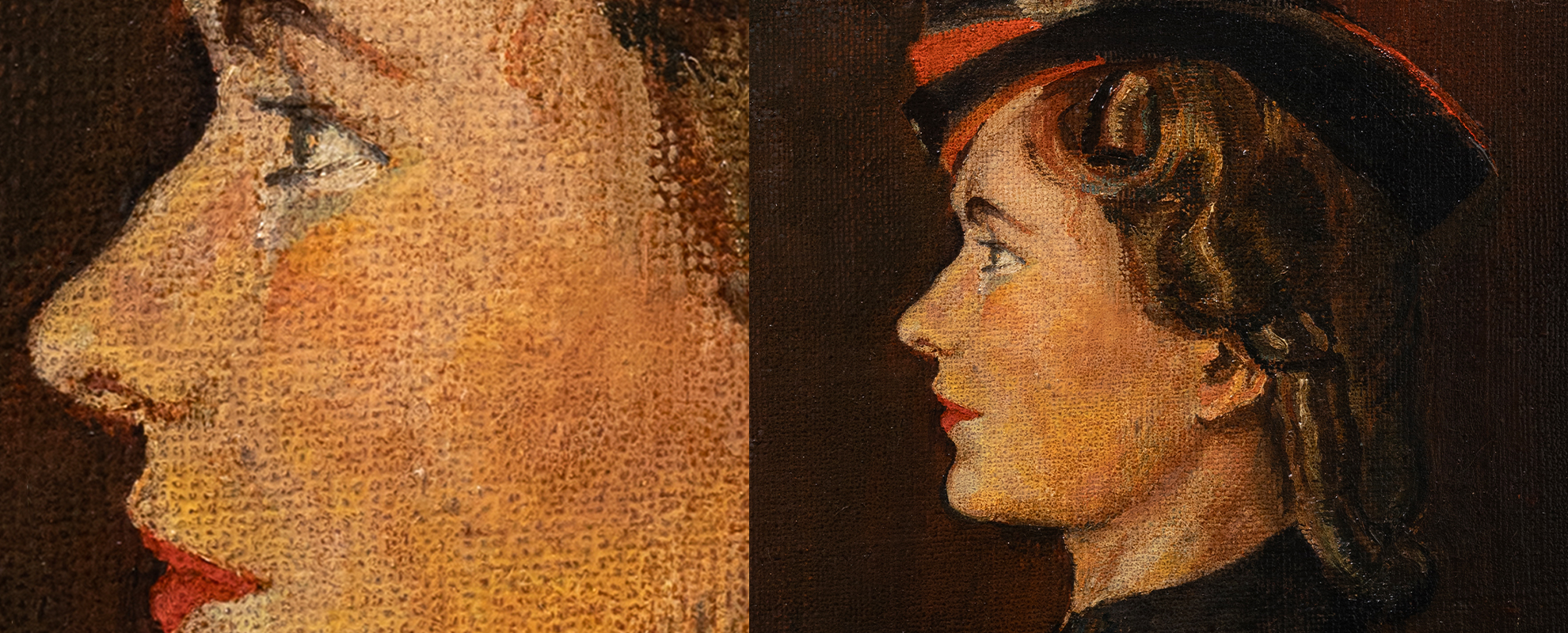 Painting Surface After Restoration