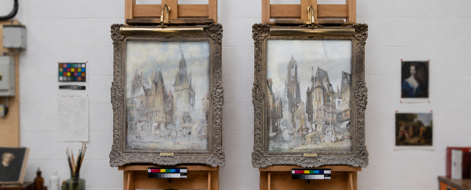 Water Damaged Painting Conservation