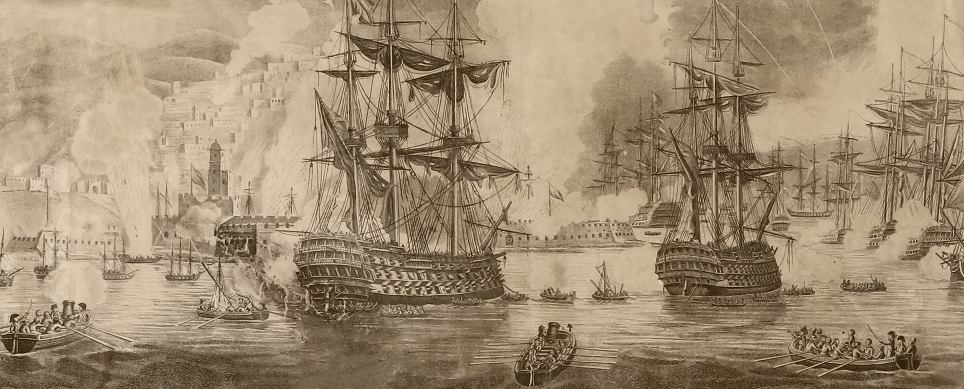 Historic Engraving Algiers 1816