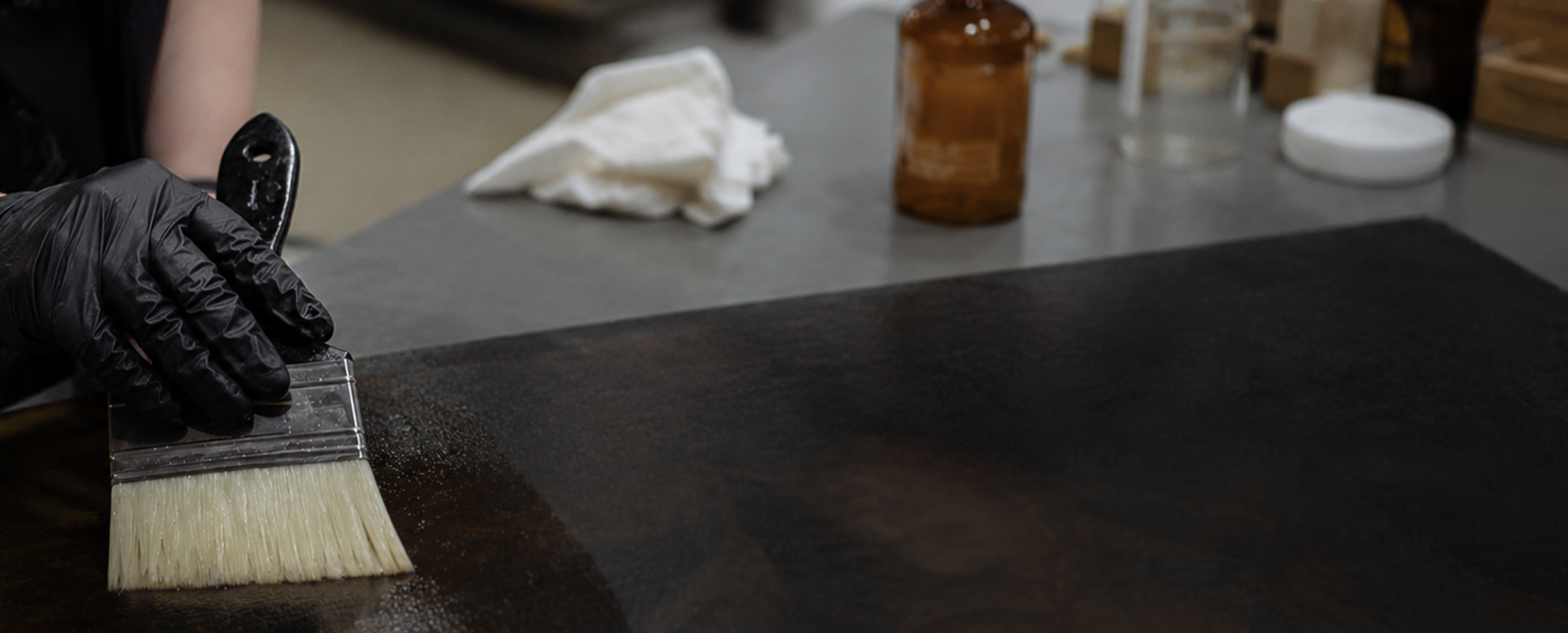 Painting Varnish Application