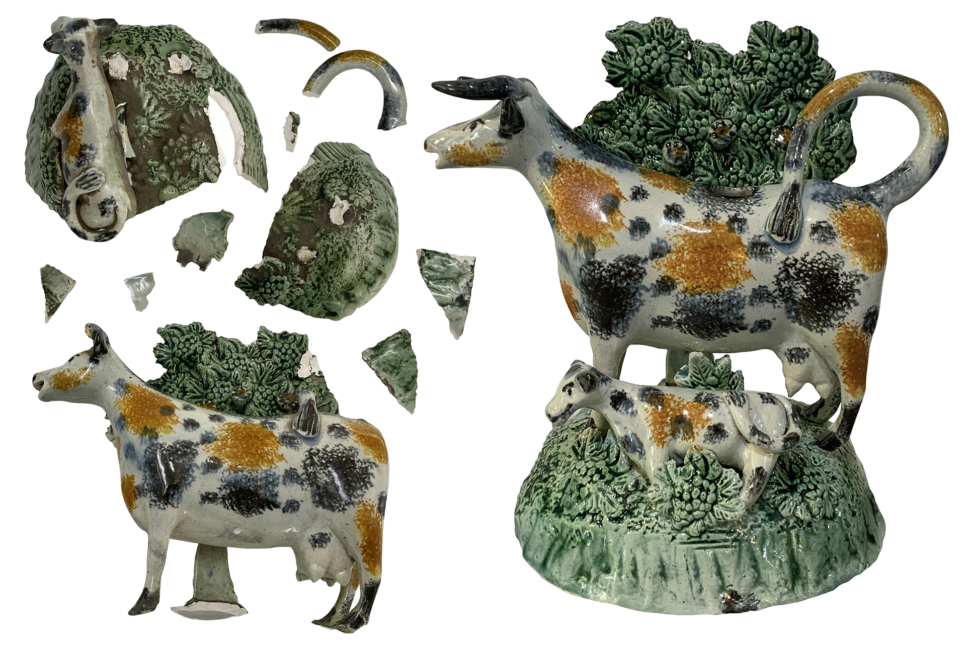Broken Staffordshire Pottery Restoration