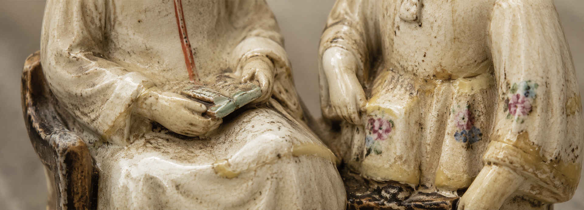 Pottery Glue Staining