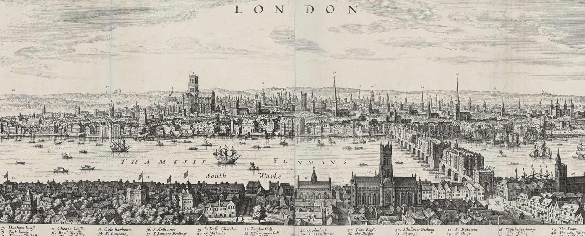 View of 17th Century London