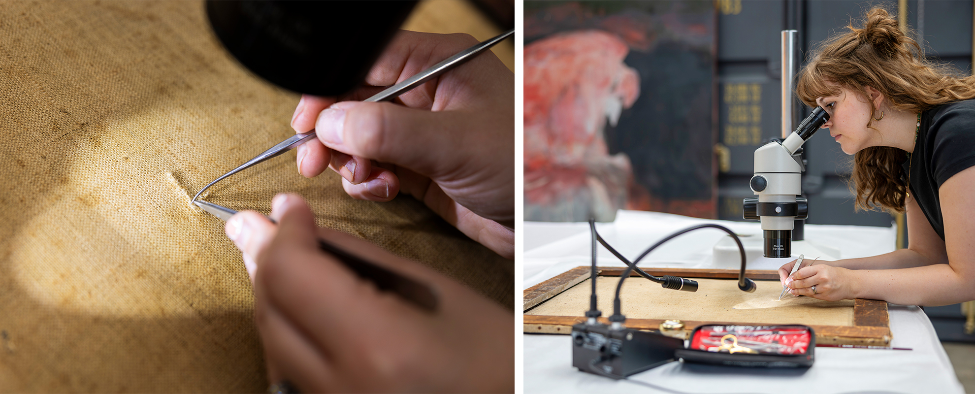 Oil Painting Tear Repair