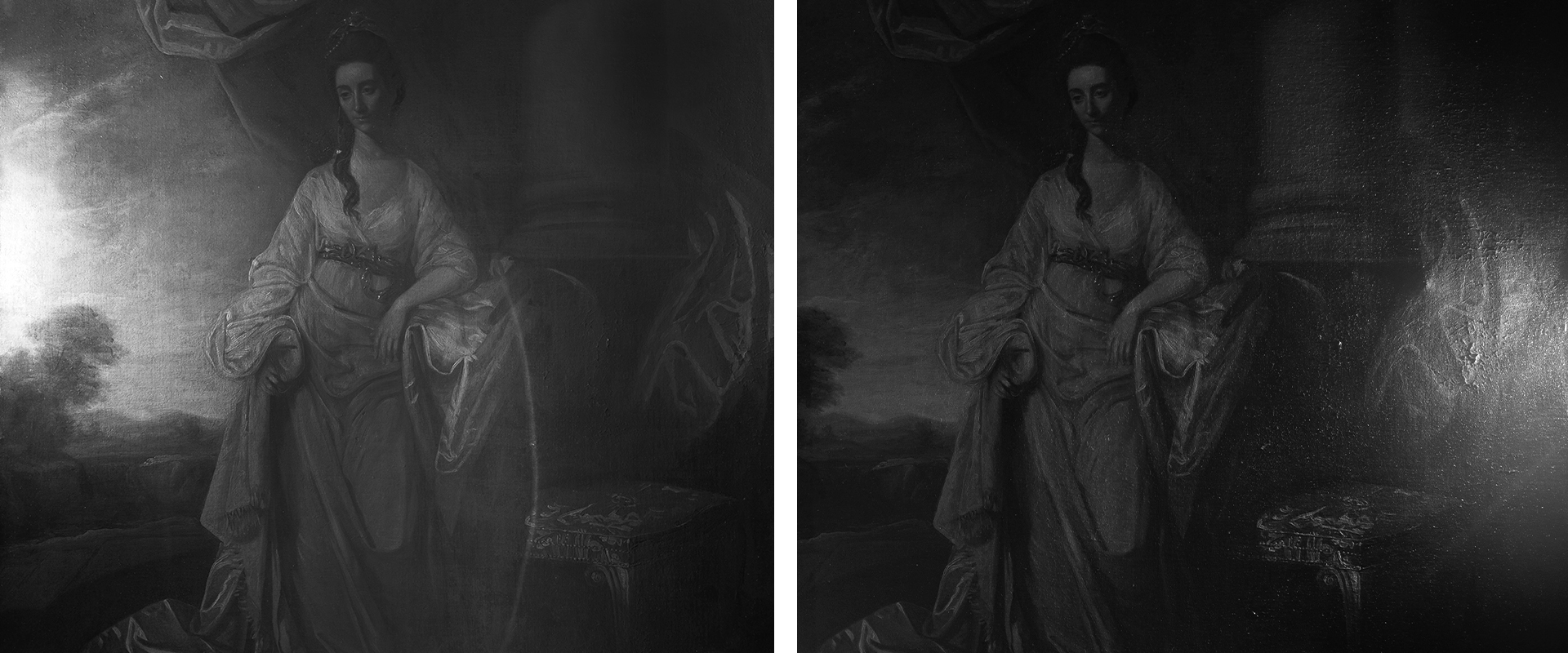 Portrait Examination Raking Light