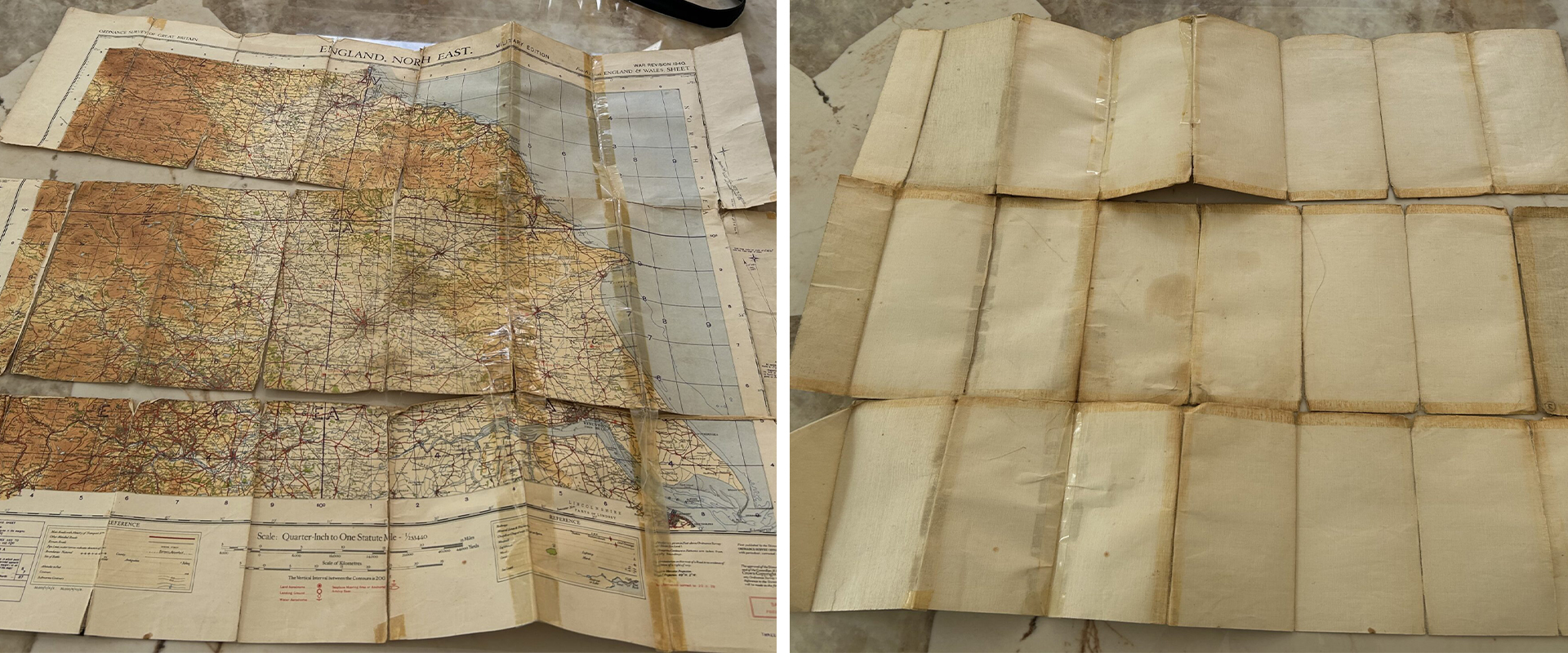 1940 Map Before Restoration