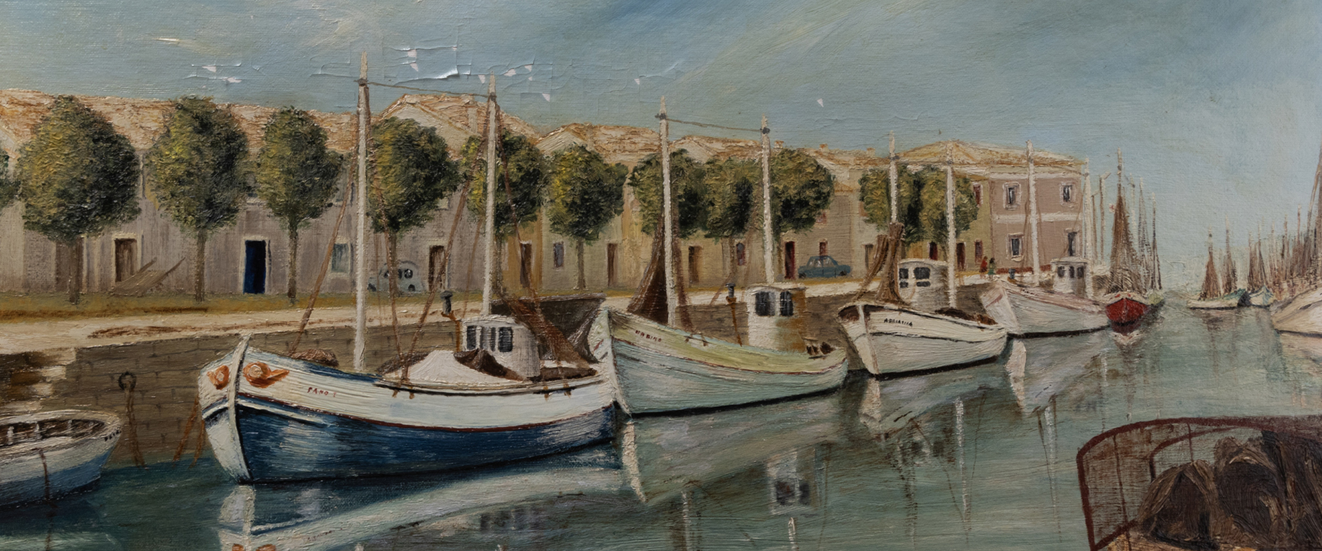 Flaking Canal Painting