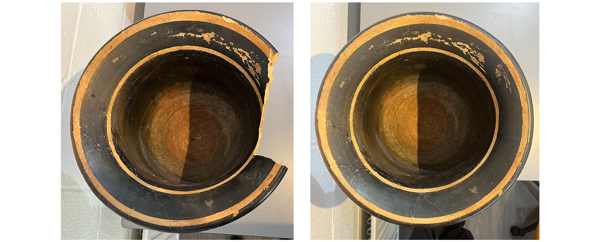 Ancient Greek Vase Conservation Repair