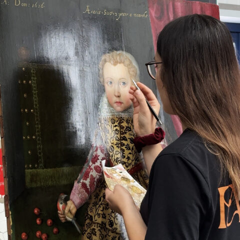 Jacobean portrait conservation case study