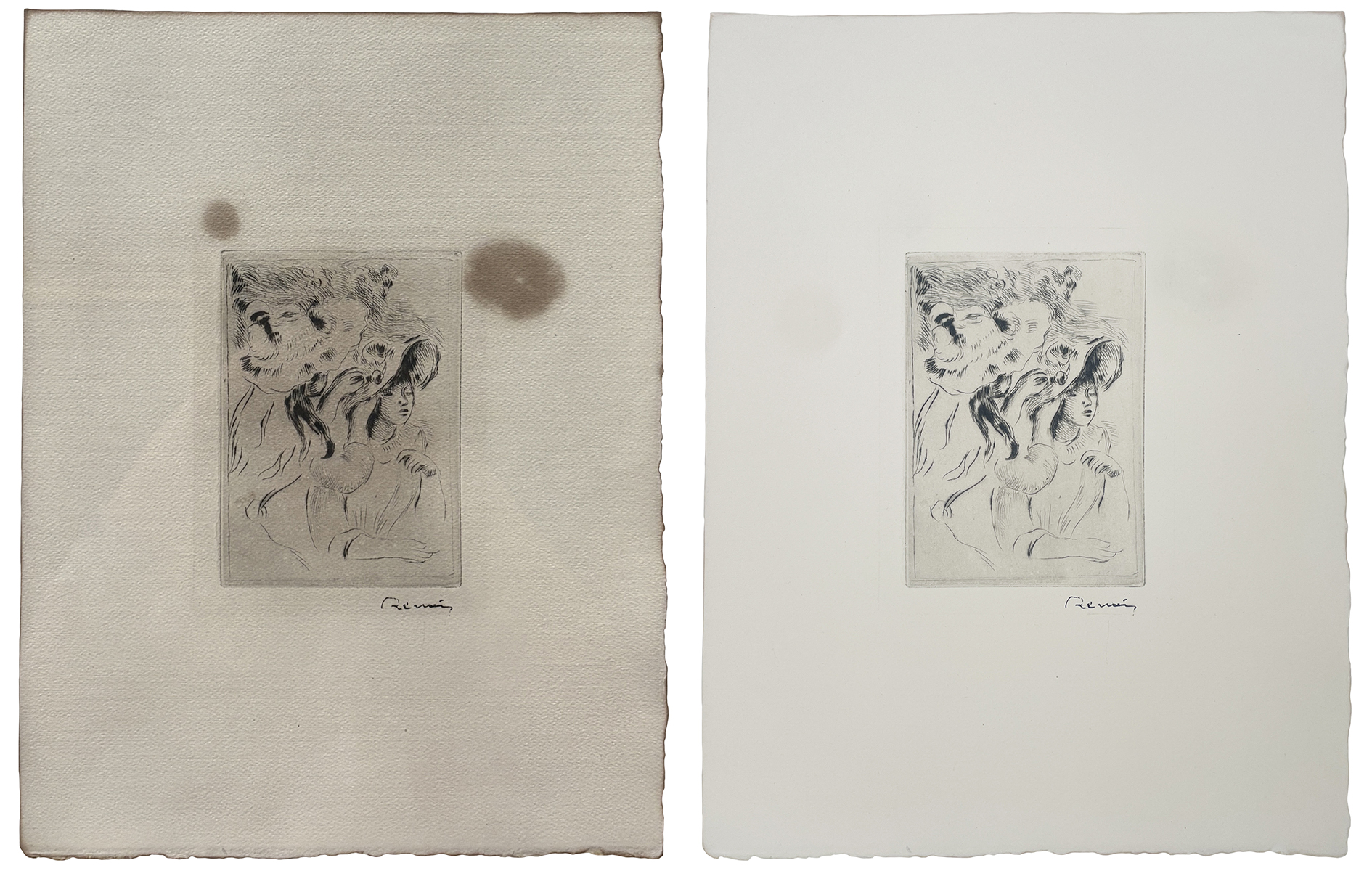 Renoir Etching Restoration