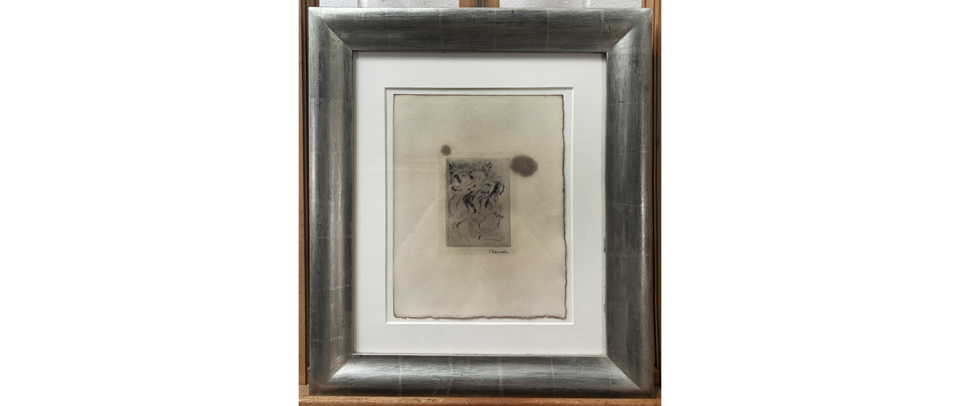 Etching on Easel
